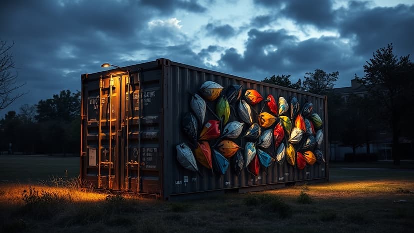 Litter Sculpture Sparks Seagull Debate in Worcester