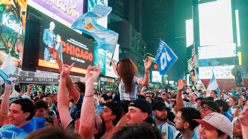 NYC Buzzes: World Cup Final Takes Over Metropolis