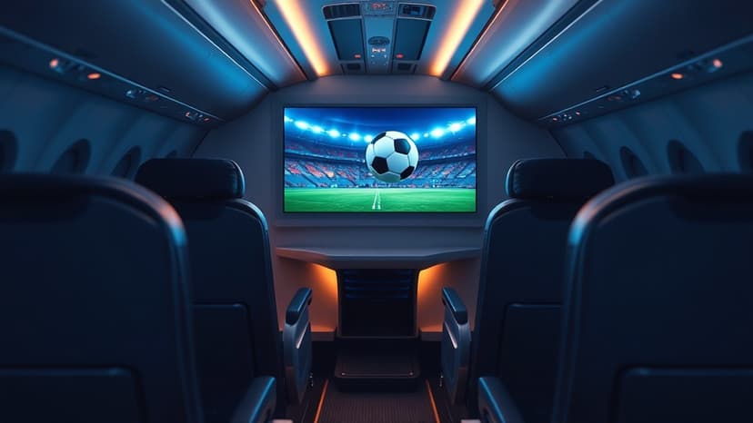 World Cup Streams Live at 35,000 Feet