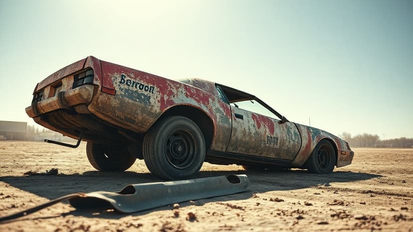 Demolition Derby Drama: Father-Daughter Recovery Unfolds