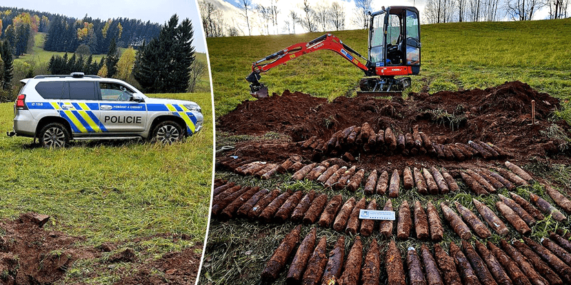Czech Forest Yields WWII Artillery Cache