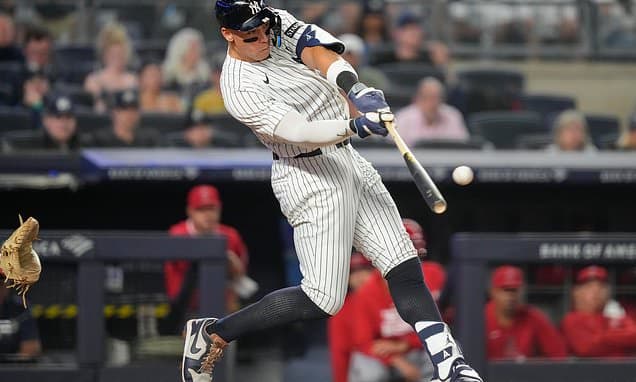 Judge, Grisham Power Yankees Past Angels in 11-10 Nail-Biter