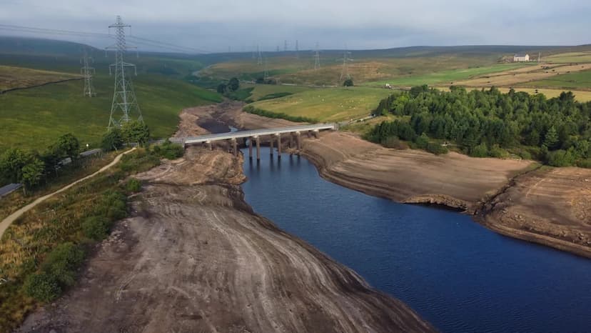 Yorkshire reservoirs surge, ending long drought
