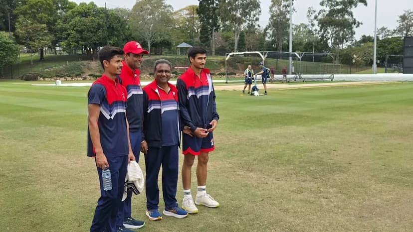 Indian Pacers Train with Aussie Stars in Brisbane