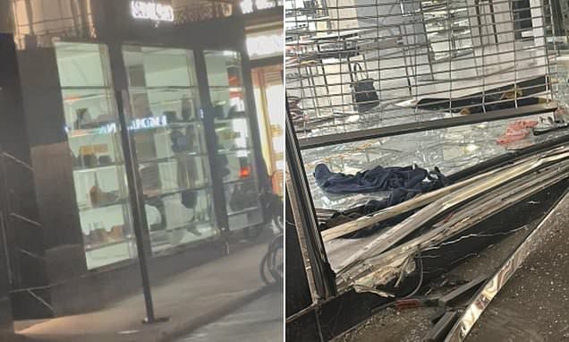 Luxury Heist: Thieves Smash YSL Store for Handbags