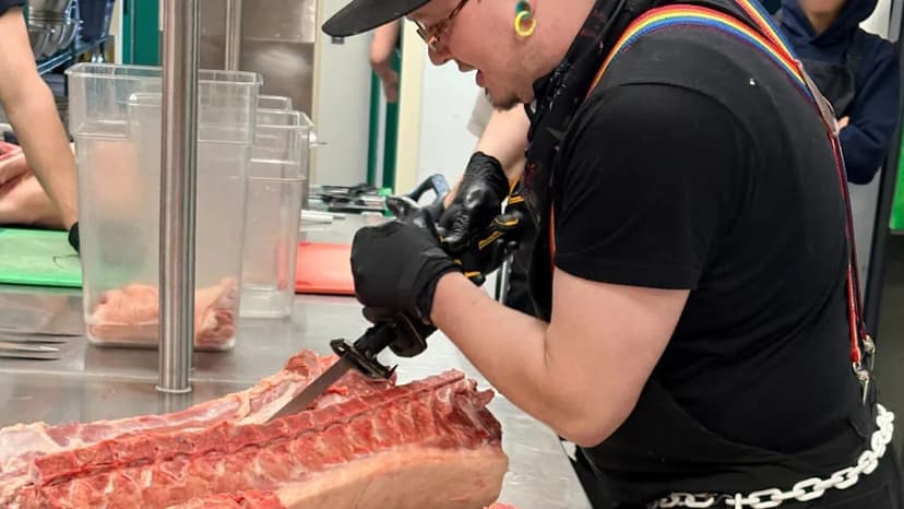 Pork to Plate: Students Learn Butchery Basics