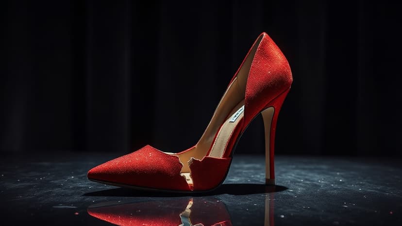 Pop Star's Snapped Stiletto Auctions for Charity