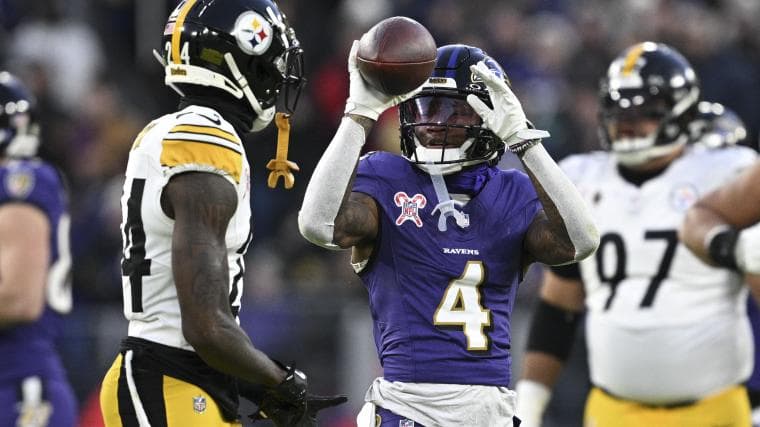 Zay Flowers Active, But Missing Early Targets in Week 18