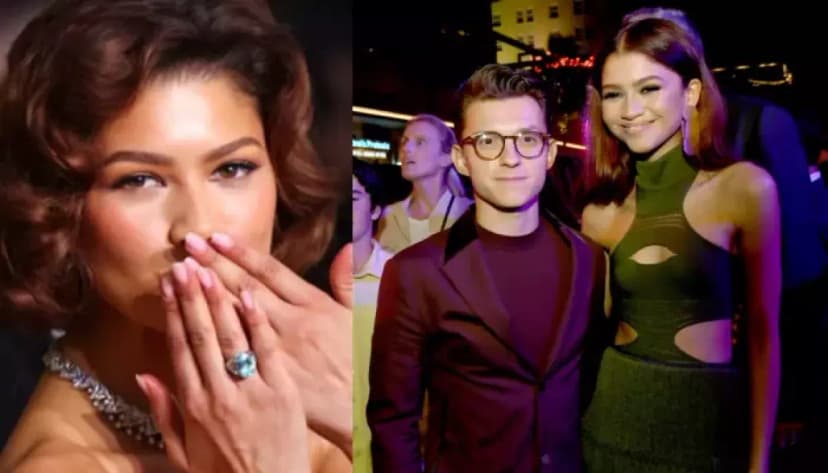Zendaya Blushes as Fans Call Her 'Mrs. Holland'