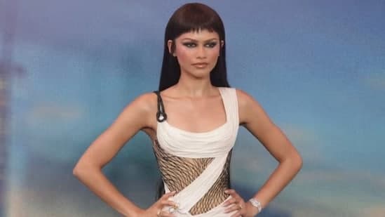 Zendaya Stuns in Crystal-Adorned Versace