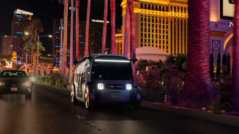 Zoox Robotaxi: Sci-Fi Future Drives Vegas